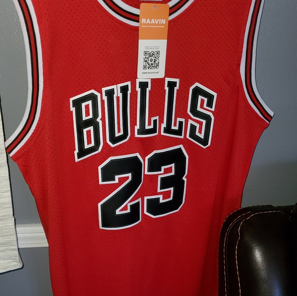 JORDAN/BULLS JERSEY Sz L